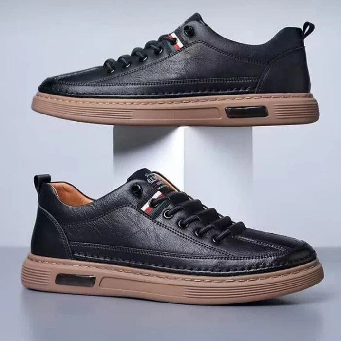 🔥Zapatos ortopédicos cosidos a mano de piel de becerro australiana👞✅Soporte para el arco del pie: alivia el dolor de pies✅Imprescindibles para hombres: impermeables y antideslizantes✅