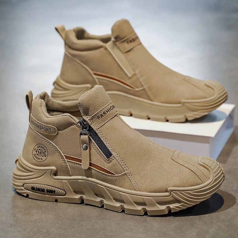【⏰Hoy, 70 % de descuento - la oferta termina pronto🔥】Calzado de senderismo antideslizante COESSES®: fabricado en piel de vacuno italiana, con soporte para el arco, cómodo y resistente, ¡alivia las molestias en los pies!