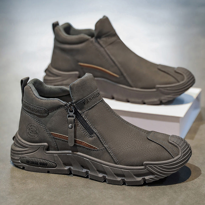 【⏰Hoy, 70 % de descuento - la oferta termina pronto🔥】Calzado de senderismo antideslizante COESSES®: fabricado en piel de vacuno italiana, con soporte para el arco, cómodo y resistente, ¡alivia las molestias en los pies!