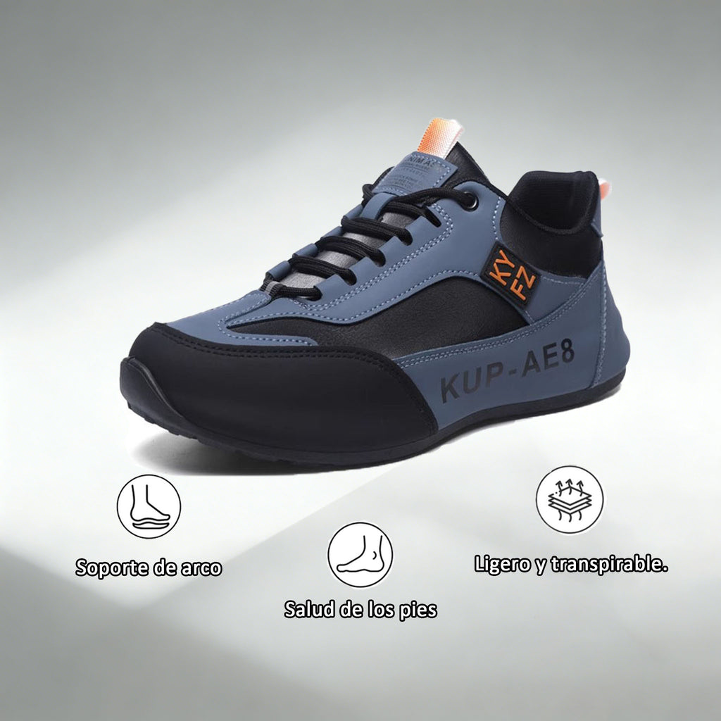 Coesses® | 50% de descuento hoy - ¡no te lo pierdas! Zapatos casuales ortopédicos de cuero para hombre 👞Soporte de arco, alivio cómodo del dolor, postura correcta para caminar