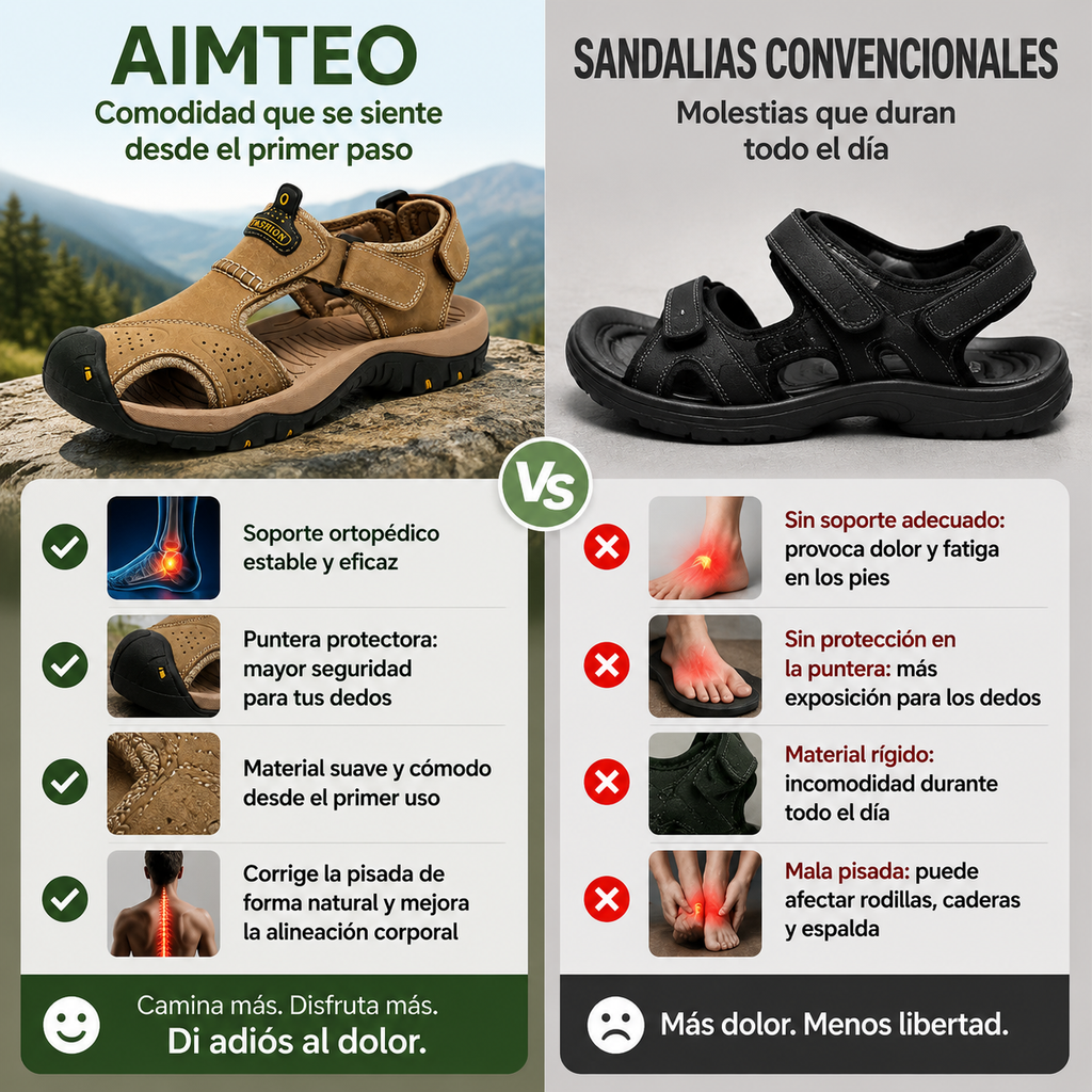 ⏰ ¡Solo hoy! ¡50% de descuento! ✅️Sandalias de piel de becerro australiana de alta calidad hechas a mano con soporte para el arco: alivian el dolor de pies y tienen un diseño ergonómico.