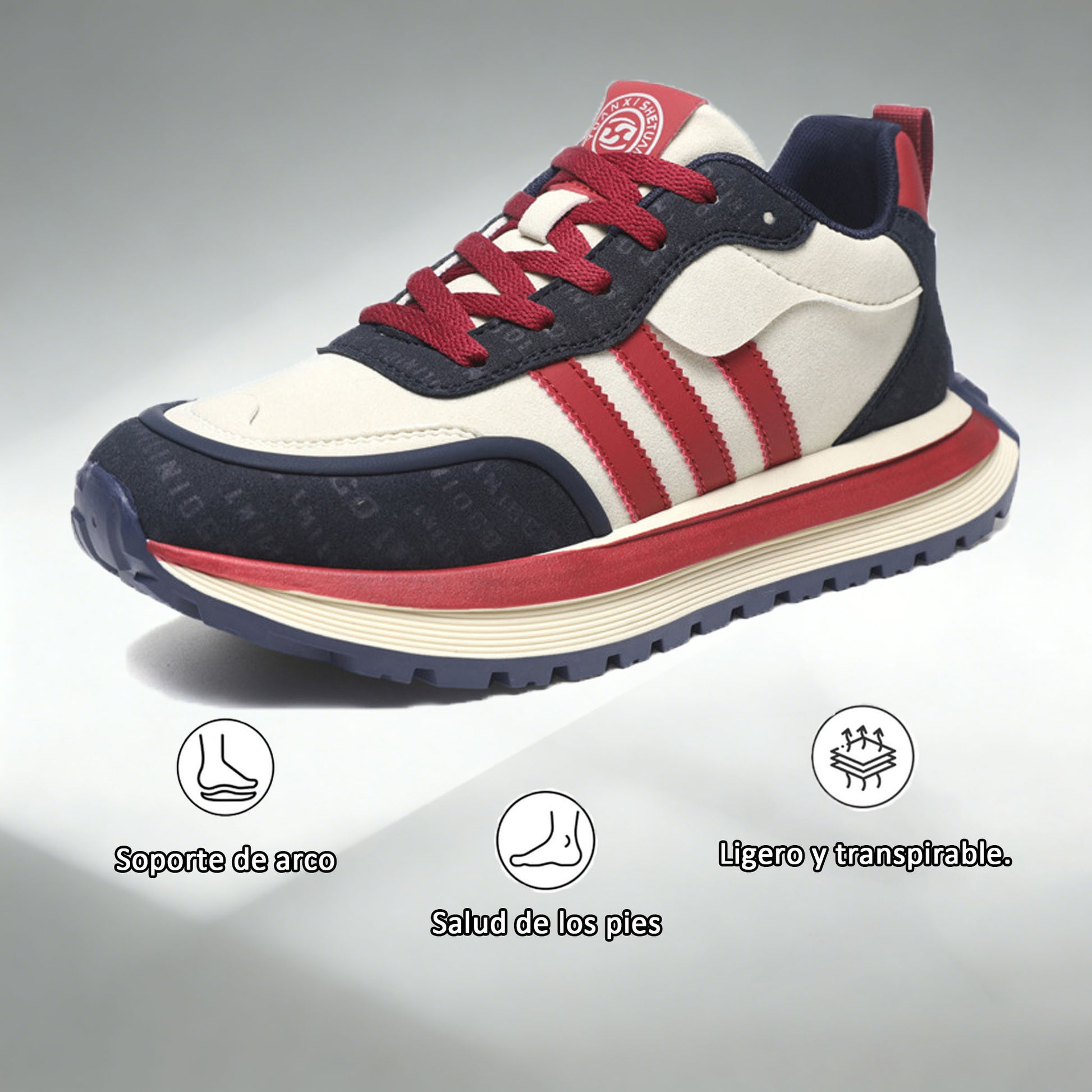 Coesses® | Zapatos casuales | Con un diseño de punta ancha para reducir la presión en las plantas de los pies.