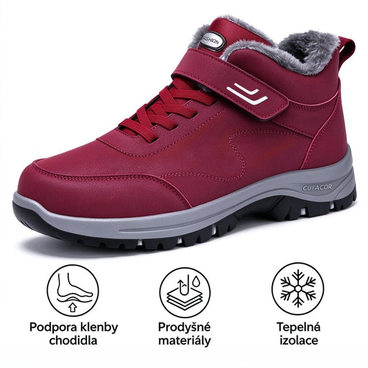 🎉 Poslední den – speciální nabídka se slevou 70 % ⏰ Ergonomická, ortopedická zimní obuv, která účinně ulevuje od bolesti nohou, kolen a zad ✅ Vhodná pro muže i ženy.