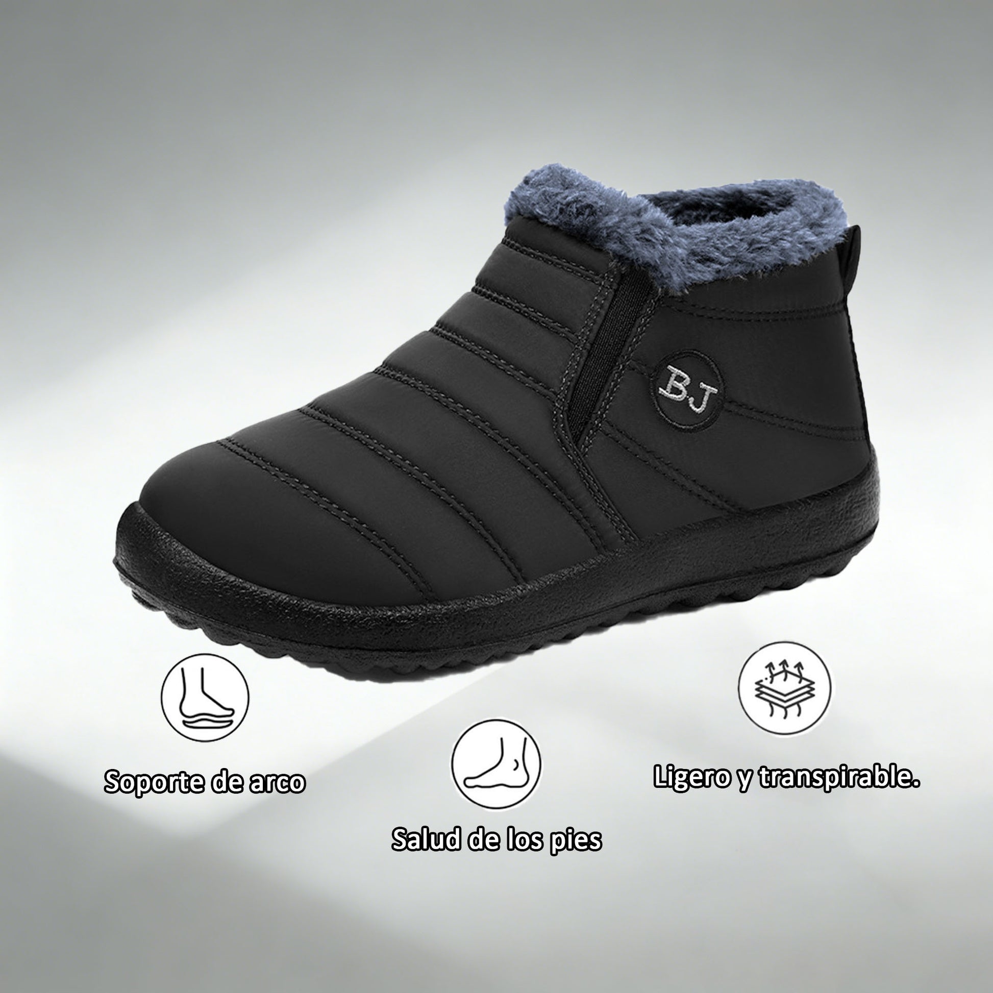 Coesses® | Botas ortopédicas de gamuza italiana de lujo: antideslizantes y cálidas: imprescindibles para condiciones de nieve 👍 Dígale adiós al dolor de pies.