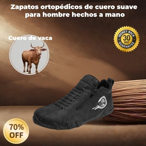 Coesses®丨  Zapatos de gamuza antideslizantes, impermeables y cosidos a mano que sostienen y corrigen naturalmente la postura del pie.