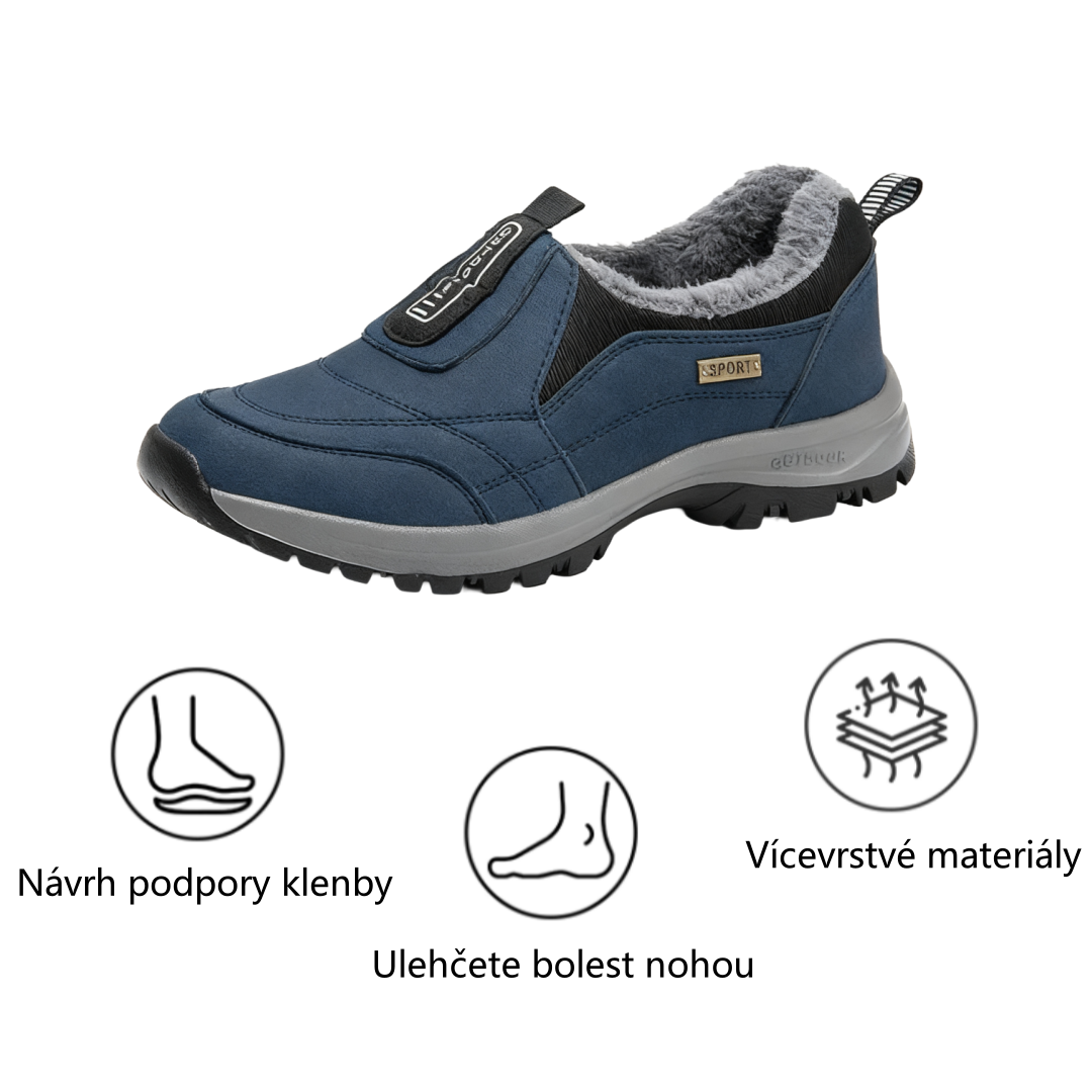 Coesses® | Descuento limitado 50% —— Zapatos ortopédicos ergonómicos con forro de piel, alivia el dolor en pies, espalda y articulaciones, unisex
