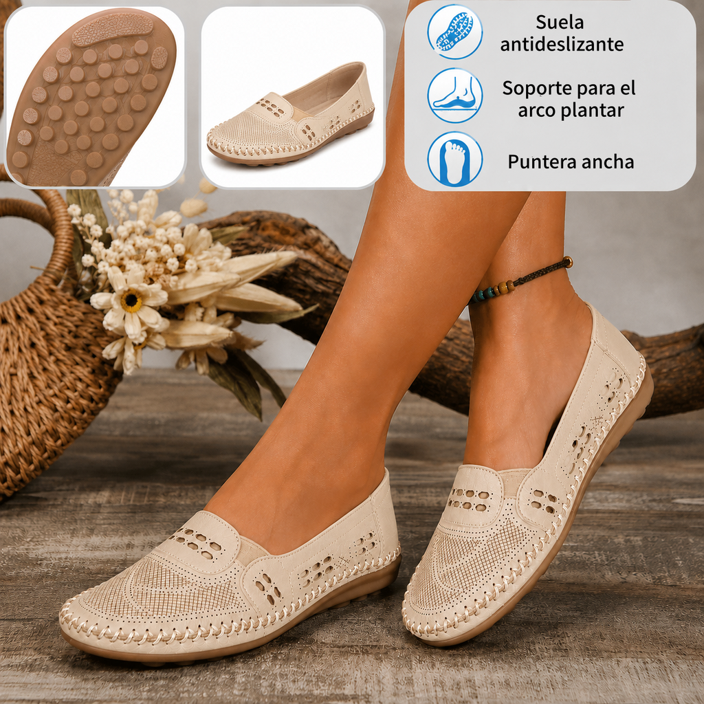 ⏰ ¡Último día – 50% de descuento! ¡No te lo pierdas! Zapatos ortopédicos con diseño ergonómico y función de amortiguación de impactos ✅ Zapatos ortopédicos saludables diseñados especialmente para mujeres europeas