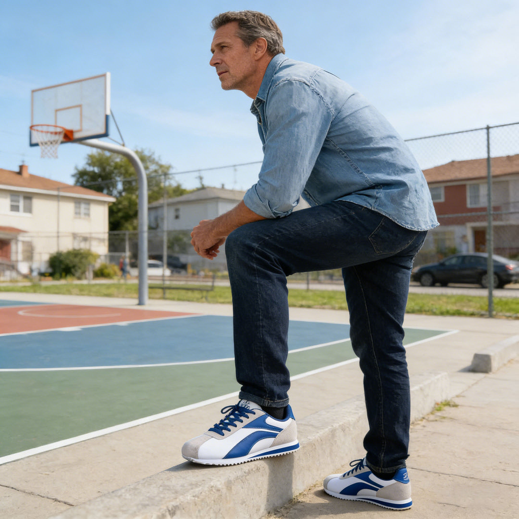 Coesses® | 50% de descuento hoy - ¡no te lo pierdas! Zapatos casuales para hombre ✅ Soporte de arco, postura correcta al caminar - Diseño ergonómico