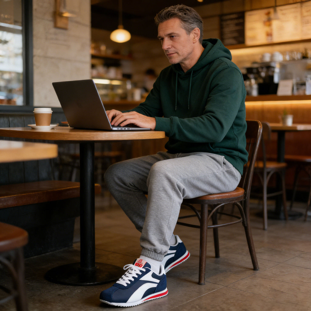 Coesses® | 50% de descuento hoy - ¡no te lo pierdas! Zapatos casuales para hombre ✅ Soporte de arco, postura correcta al caminar - Diseño ergonómico
