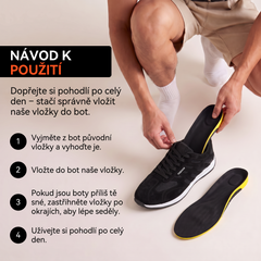 Poslední den! Sleva 70 %! ✅ Ortopedické zdravotní vložky určené speciálně pro lidi s problémy s nohama, určené k úlevě od bolesti zad, kloubů a chodidel.