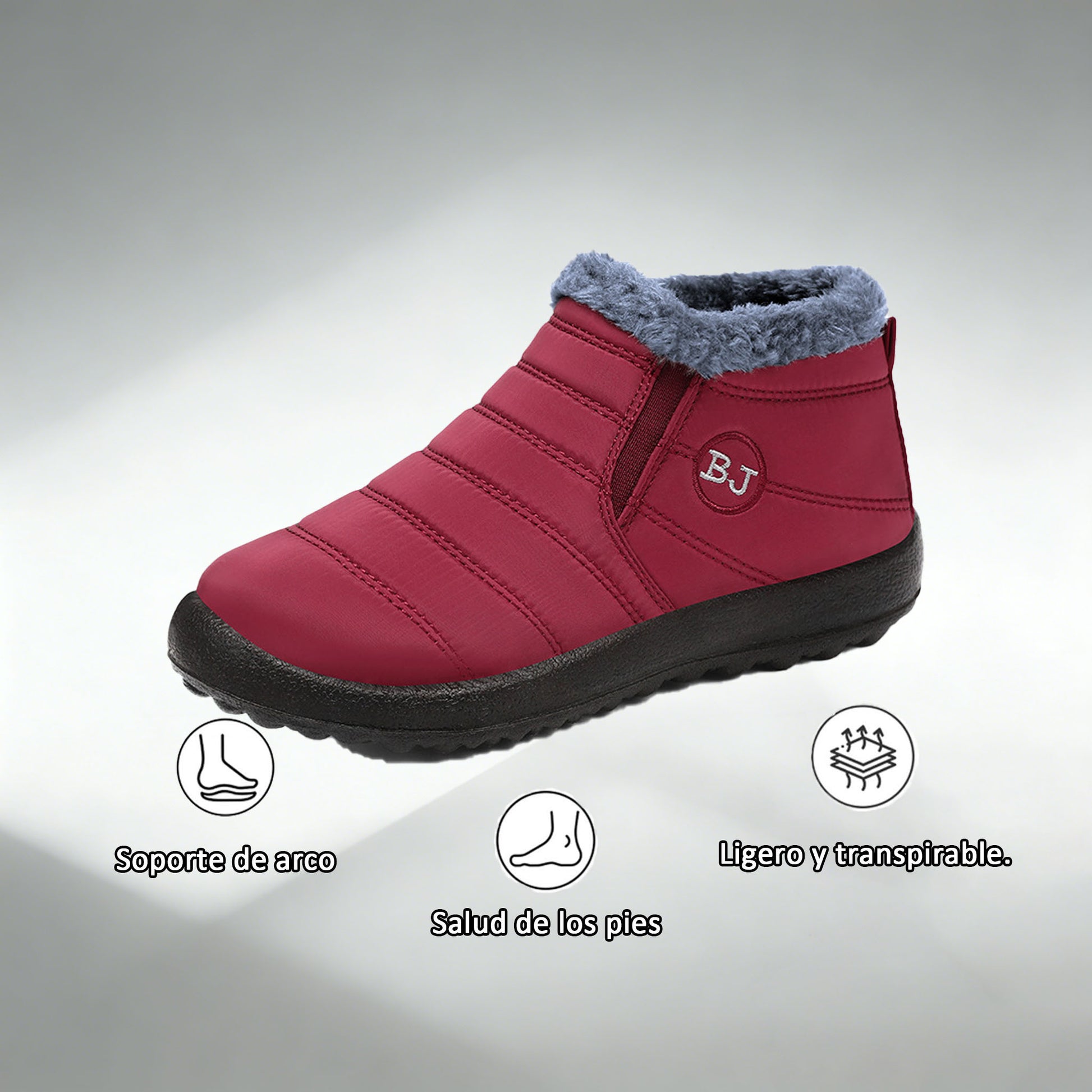 Coesses® | Botas ortopédicas de gamuza italiana de lujo: antideslizantes y cálidas: imprescindibles para condiciones de nieve 👍 Dígale adiós al dolor de pies.