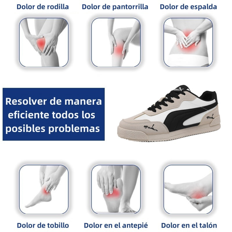 [Último día 50% de descuento - ¡no te lo pierdas!] 🔥 Zapatos para caminar de diseño ergonómico de marca 👞 Cosidos a mano - transpirables, impermeables ✅ Soporte de arco, caminata cómoda