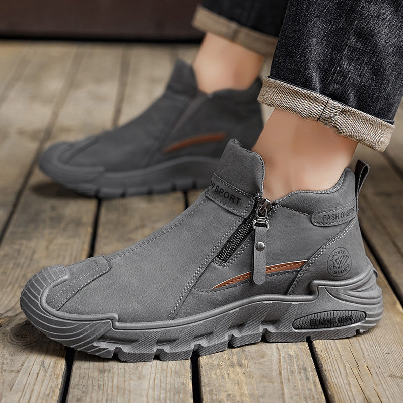 【⏰Hoy, 70 % de descuento - la oferta termina pronto🔥】Calzado de senderismo antideslizante COESSES®: fabricado en piel de vacuno italiana, con soporte para el arco, cómodo y resistente, ¡alivia las molestias en los pies!