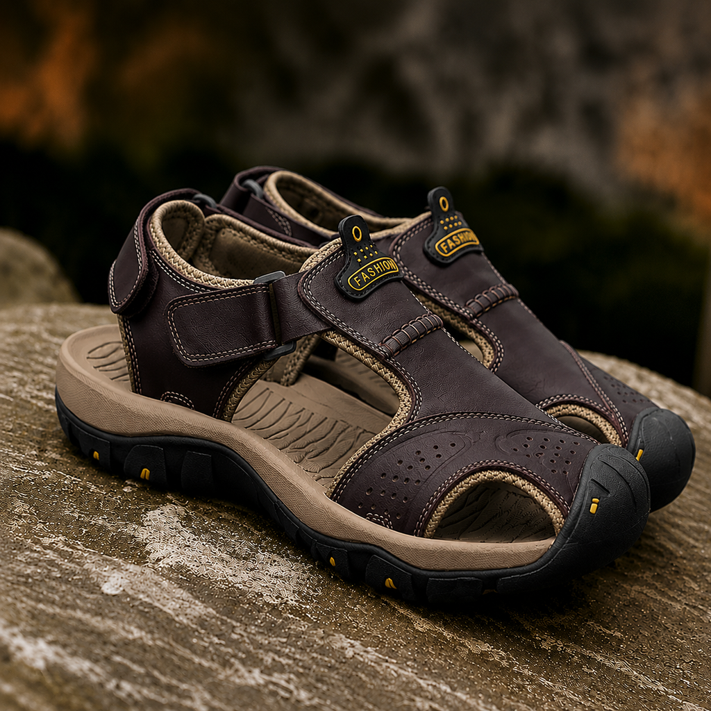 ⏰ ¡Solo hoy! ¡50% de descuento! ✅️Sandalias de piel de becerro australiana de alta calidad hechas a mano con soporte para el arco: alivian el dolor de pies y tienen un diseño ergonómico.