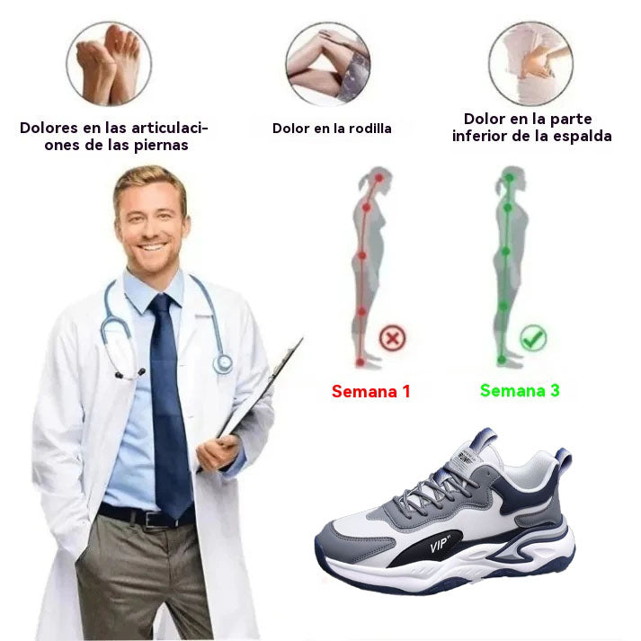Coesses® | Calzado casual ortopédico con diseño ergonómico que alivia el dolor en pies, rodillas y espalda