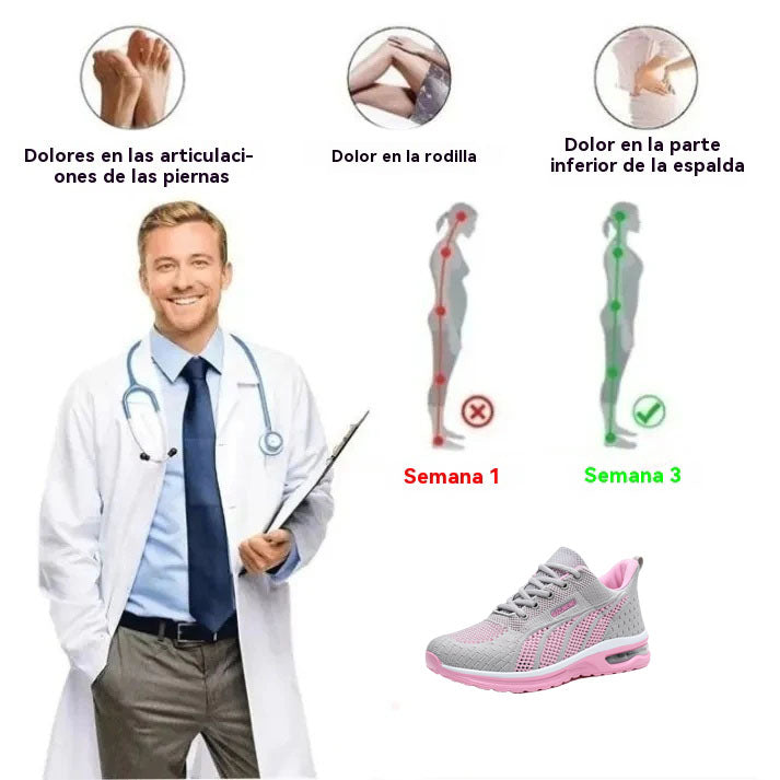 Coesses® | Zapatos ortopédicos - Diseño ergonómico - Alivia el dolor de espalda, pies y articulaciones