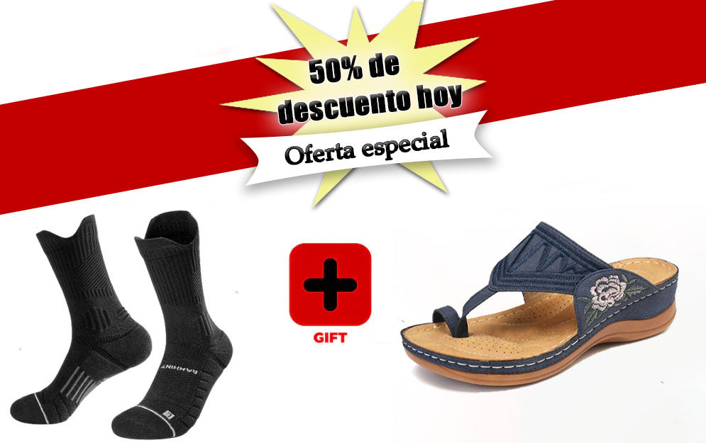 🔥 Sandalias de verano bordadas de estilo retro | Soporte ergonómico para el arco — Camina todo el día sin fatiga | Antideslizantes y transpirables ✅