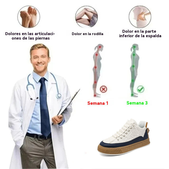 Coesses® | Oferta limitada: ¡No te pierdas estos zapatos ortopédicos casuales antideslizantes para hombre! Soporte para el arco del pie. ¡Elimina el dolor de pies en tres días!