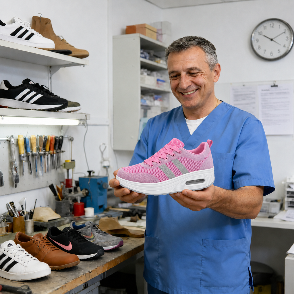 ⏰ ¡Último día – 50% de descuento! ¡No te lo pierdas! Zapatos ortopédicos con diseño ergonómico y función de amortiguación de impactos ✅ Zapatos ortopédicos saludables diseñados especialmente para mujeres europeas