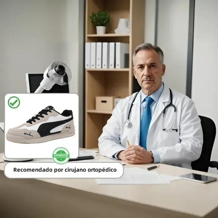 [Último día 50% de descuento - ¡no te lo pierdas!] 🔥 Zapatos para caminar de diseño ergonómico de marca 👞 Cosidos a mano - transpirables, impermeables ✅ Soporte de arco, caminata cómoda