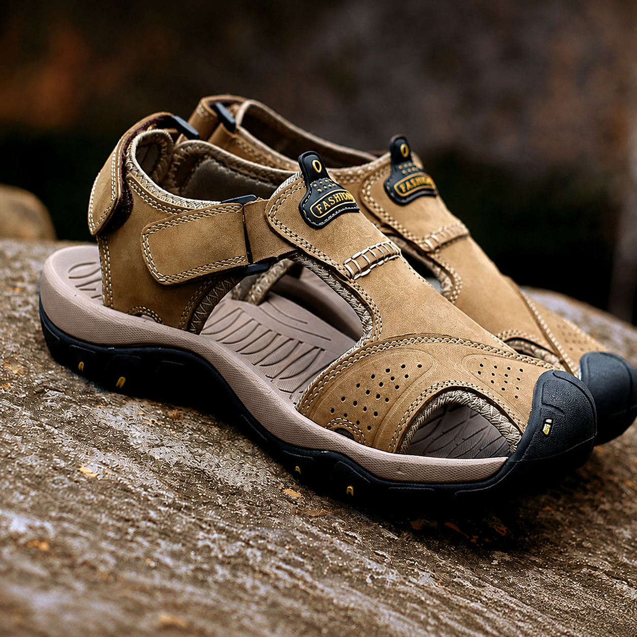⏰ ¡Solo hoy! ¡50% de descuento! ✅️Sandalias de piel de becerro australiana de alta calidad hechas a mano con soporte para el arco: alivian el dolor de pies y tienen un diseño ergonómico.
