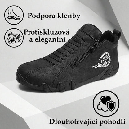 (🔥 50% sleva - Nenechte si to ujít!) Ortopedická obuv Coesses® - 👞 - Odolná, protiskluzová a voděodolná. Podpora klenby, úleva od bolesti, unisex.