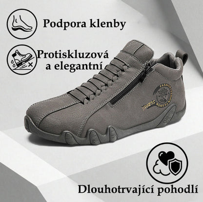 (🔥 50% sleva - Nenechte si to ujít!) Ortopedická obuv Coesses® - 👞 - Odolná, protiskluzová a voděodolná. Podpora klenby, úleva od bolesti, unisex.
