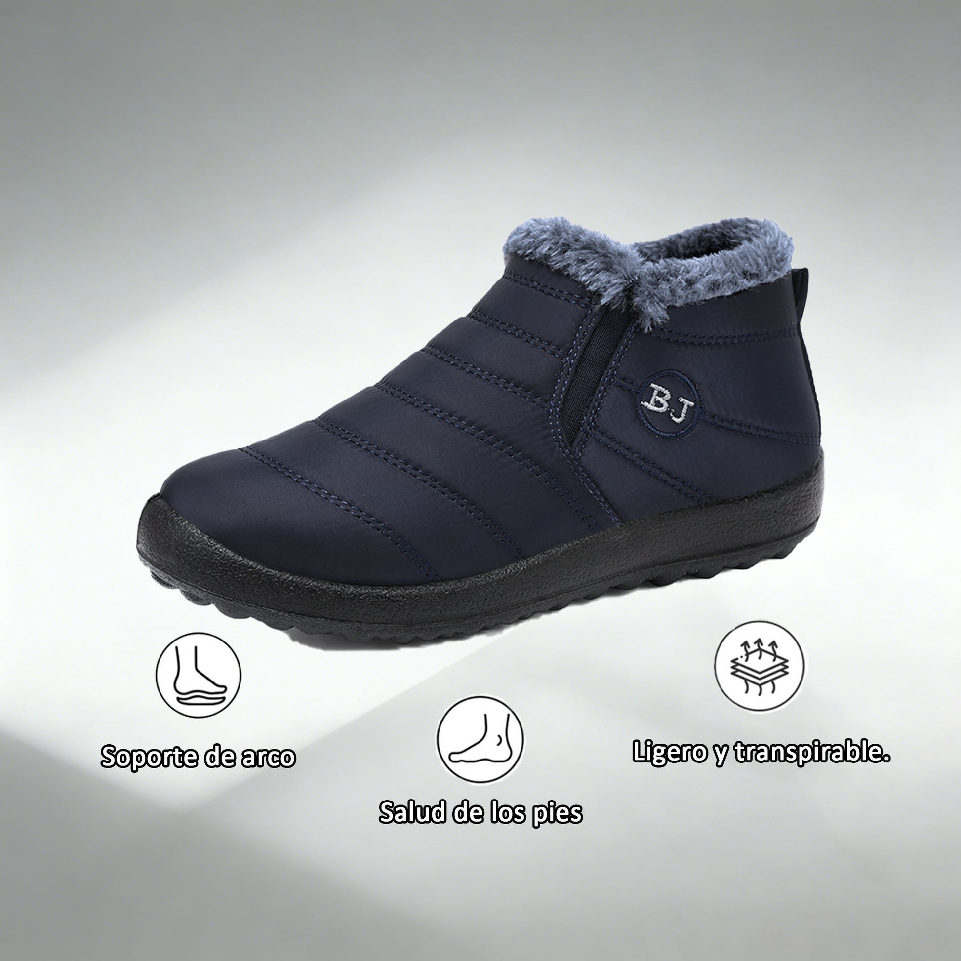 Coesses® | Botas ortopédicas de gamuza italiana de lujo: antideslizantes y cálidas: imprescindibles para condiciones de nieve 👍 Dígale adiós al dolor de pies.