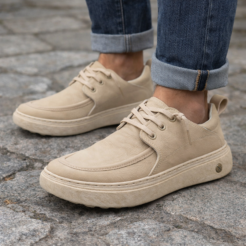 🔥 Zapatos de piel de becerro para hombre, hechos a mano en Australia 👞 Alivio inteligente del dolor, fáciles de poner y quitar ✅ Totalmente correctivos: impermeables y antideslizantes