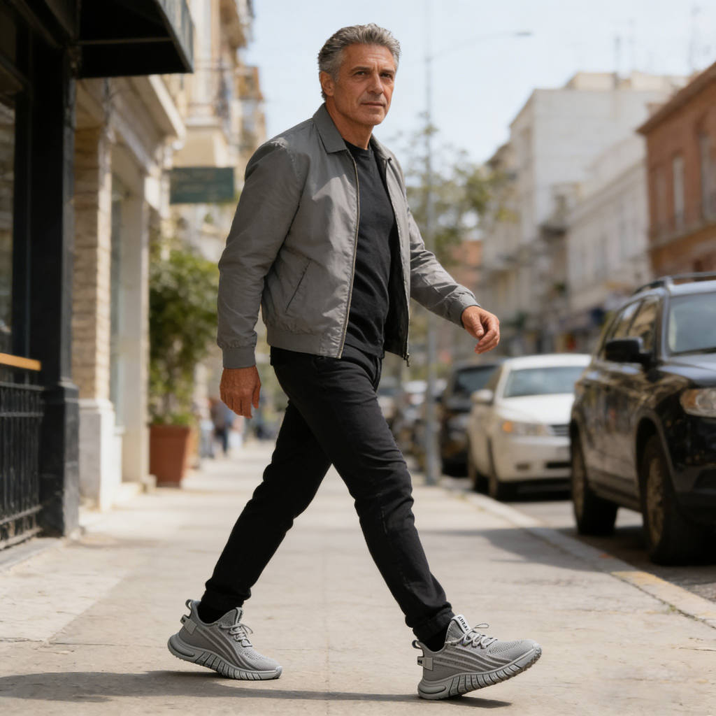 Coesses® 【🔥Oferta por tiempo limitado, ¡50% de descuento hoy! ⏰】Zapatillas para caminar, ideales para caminar todo el día | Alivian el dolor de pies | Impermeables y antideslizantes | Corrigen la marcha👟