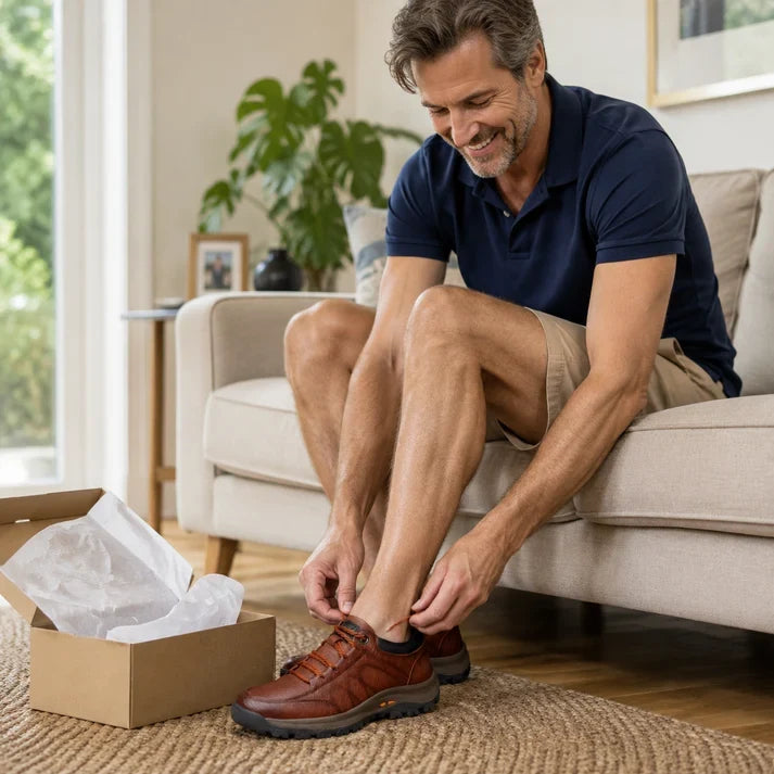 ⏰ Poslední den! Sleva 70 %! 👞 Vysoce kvalitní italské boty z pravé kůže 🐂 Ručně šité, měkké a pohodlné ✅ Ergonomická opora klenby pro úlevu od bolesti chodidel a zajištění pohodlné chůze po celý den.