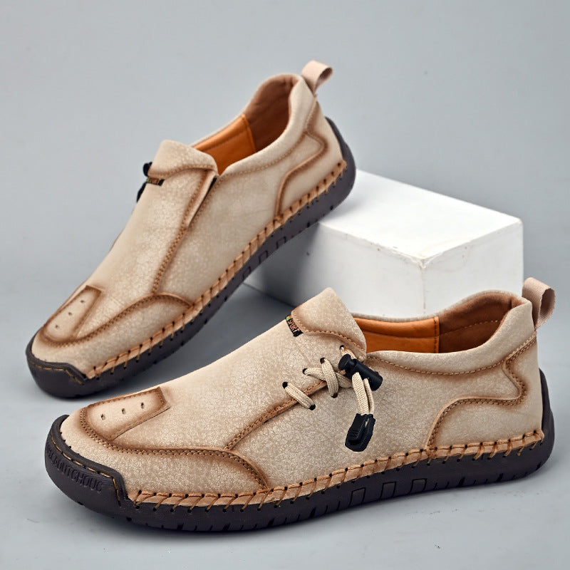🔥 Zapatos ortopédicos australianos para hombre, hechos a mano 👞 Alivio inteligente del dolor, fáciles de poner y quitar ✅ Impermeables y antideslizantes - Amplia gama de tallas