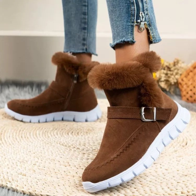 Coesses® - Calçado ortopédico de inverno com formato ergonómico para alívio de dores nos pés, joelhos e costas - Mulher