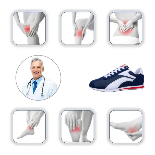 Coesses® | 50% de descuento hoy - ¡no te lo pierdas! Zapatos casuales para hombre ✅ Soporte de arco, postura correcta al caminar - Diseño ergonómico