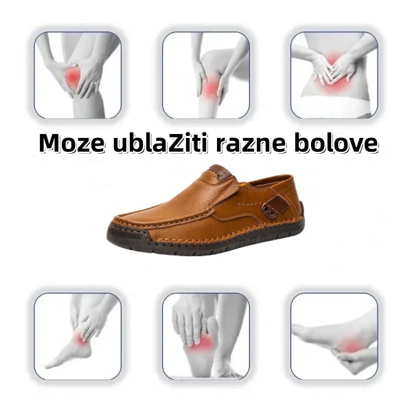 【🎁¡Descuento por tiempo limitado - No te lo pierdas!】Hecho de auténtica piel de vaca australiana👞Cosido a mano para máxima comodidad✅