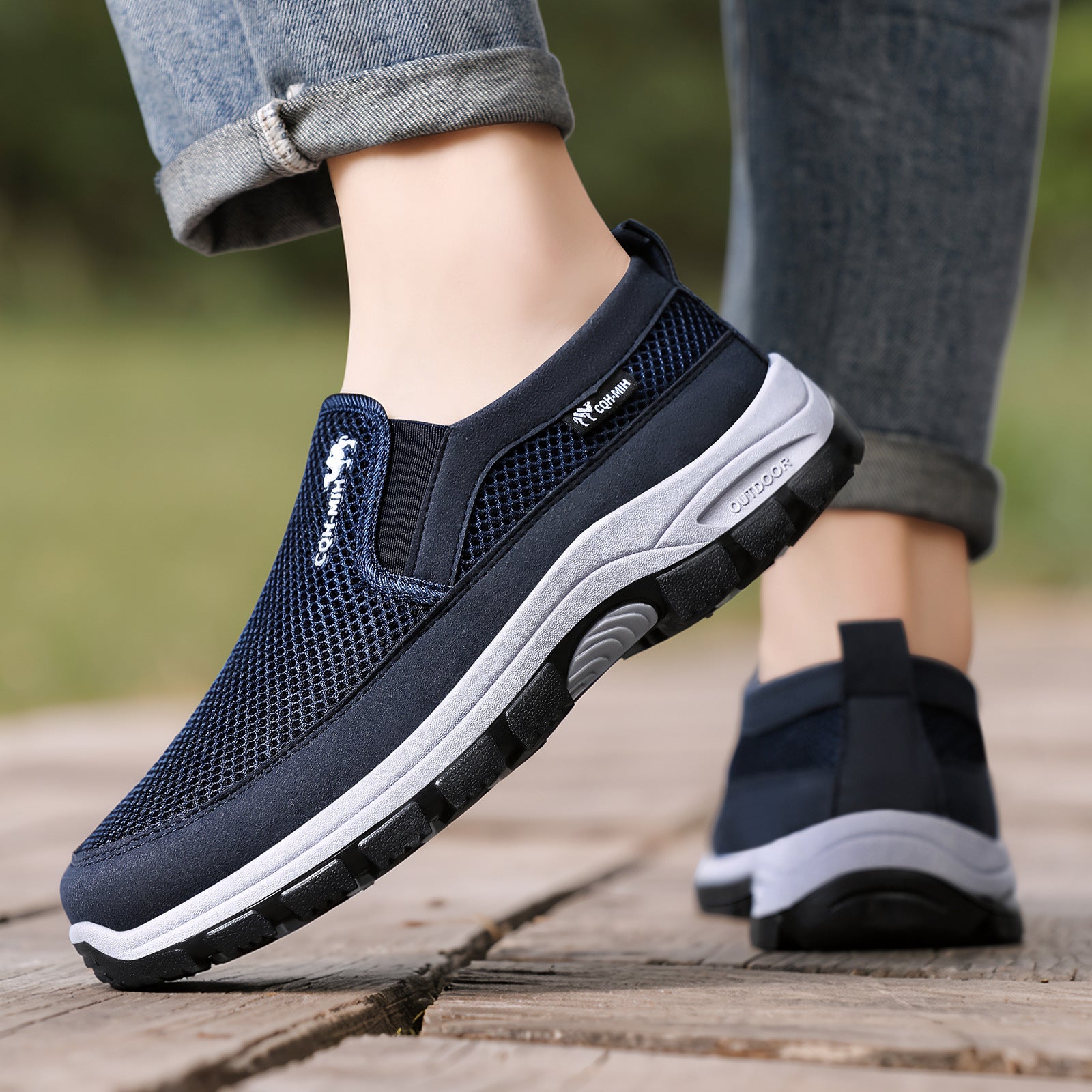 🎁Oferta especial: 50 % de descuento 🎁Zapatos ortopédicos para hombre de diseño ergonómico: cosidos a mano 👟Transpirables y antideslizantes ✅Soporte de arco: caminar sin dolor