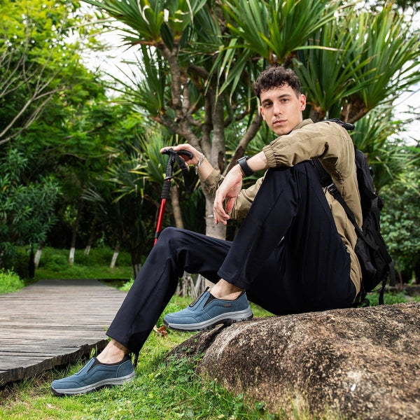[⏰50% de descuento hoy - ¡no te lo pierdas! ] 🔥 Zapatos para caminar de diseño ergonómico 👞 Cosidos a mano✅ Soporte de arco, caminata cómoda