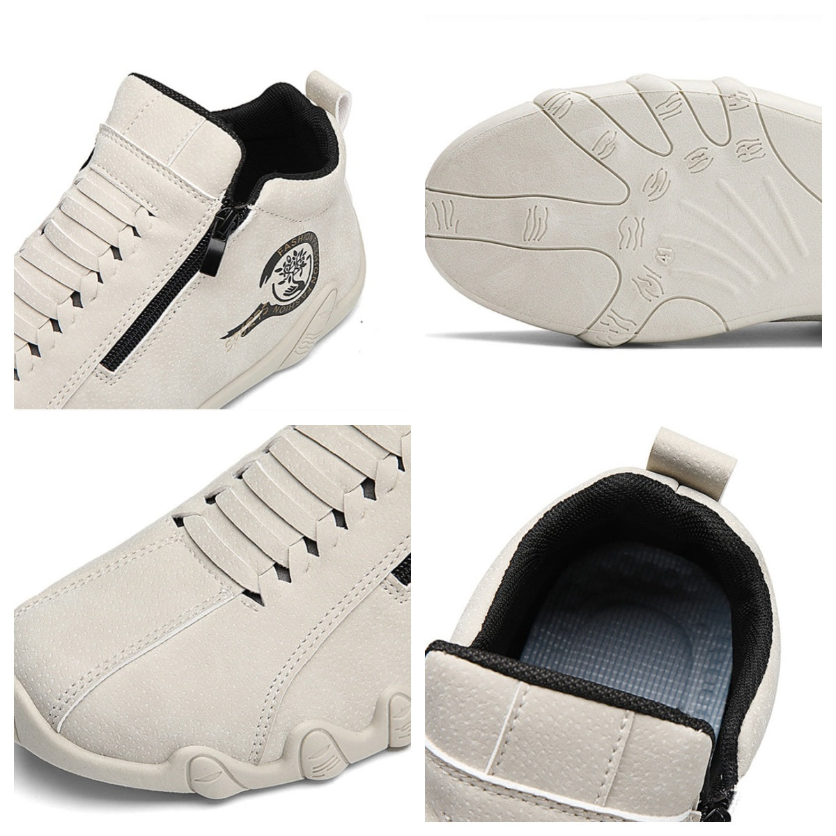 Coesses®丨  Zapatos de gamuza antideslizantes, impermeables y cosidos a mano que sostienen y corrigen naturalmente la postura del pie.