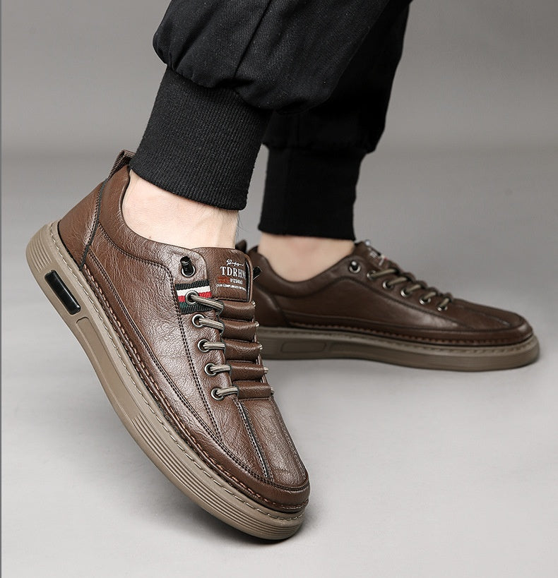🔥Zapatos ortopédicos cosidos a mano de piel de becerro australiana👞✅Soporte para el arco del pie: alivia el dolor de pies✅Imprescindibles para hombres: impermeables y antideslizantes✅