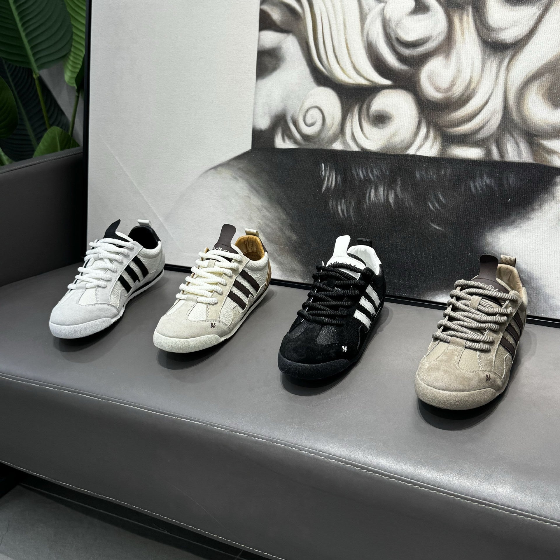 【🎁Offerta a tempo limitato】Scarpe da passeggio dal design ergonomico 👞Suola cucita a mano + suola antiscivolo ✅ Supporto dell'arco plantare per una camminata confortevole✅