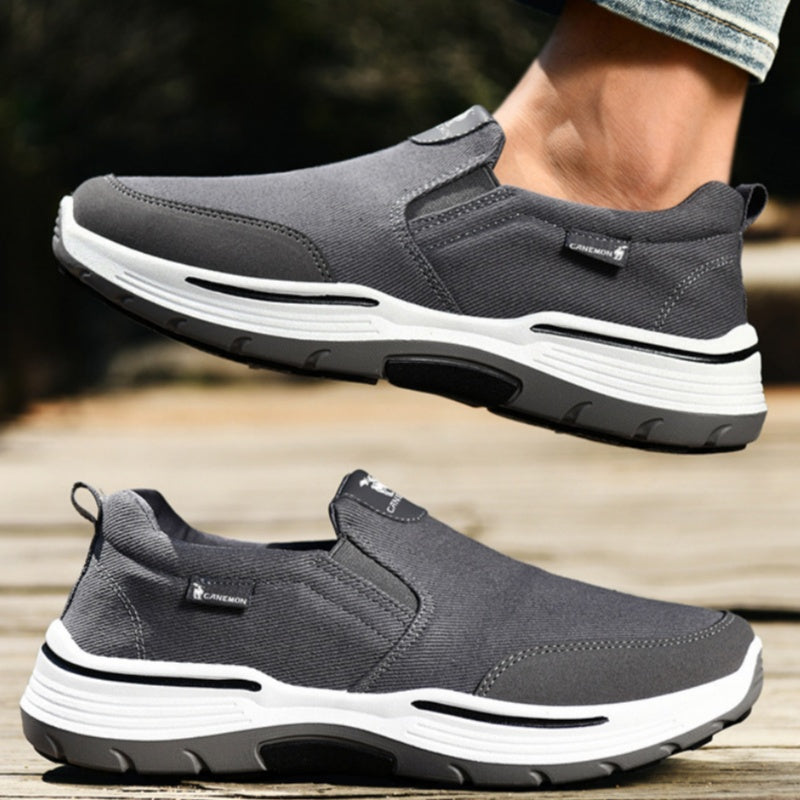 🔥Zapatos ortopédicos de diseño ergonómico⏰ Diseño con soporte para el arco del pie + zapatillas de lona transpirables 👞 Amplia gama de tallas: camina con confianza
