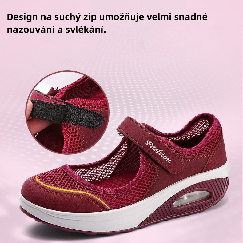 🔥Dnes za poloviční cenu | Dámská prodyšná ortopedická obuv, vysoce tlumící nárazy - s 168 patenty na obuv👞 Usnadňuje chůzi