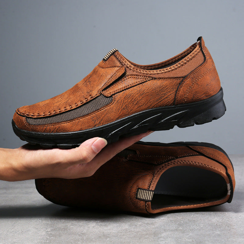 ⏰ ¡Último día! ¡50% de descuento! 👞 Zapatos de piel auténtica italiana 🐂 Cosidos a mano, suaves y con un ajuste cómodo ✅ Soporte para el arco del pie, reduce la presión en los pies y proporciona comodidad durante todo el día.