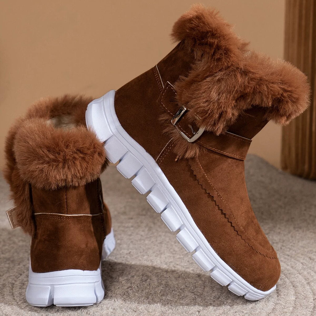 Coesses® - Calçado ortopédico de inverno com formato ergonómico para alívio de dores nos pés, joelhos e costas - Mulher