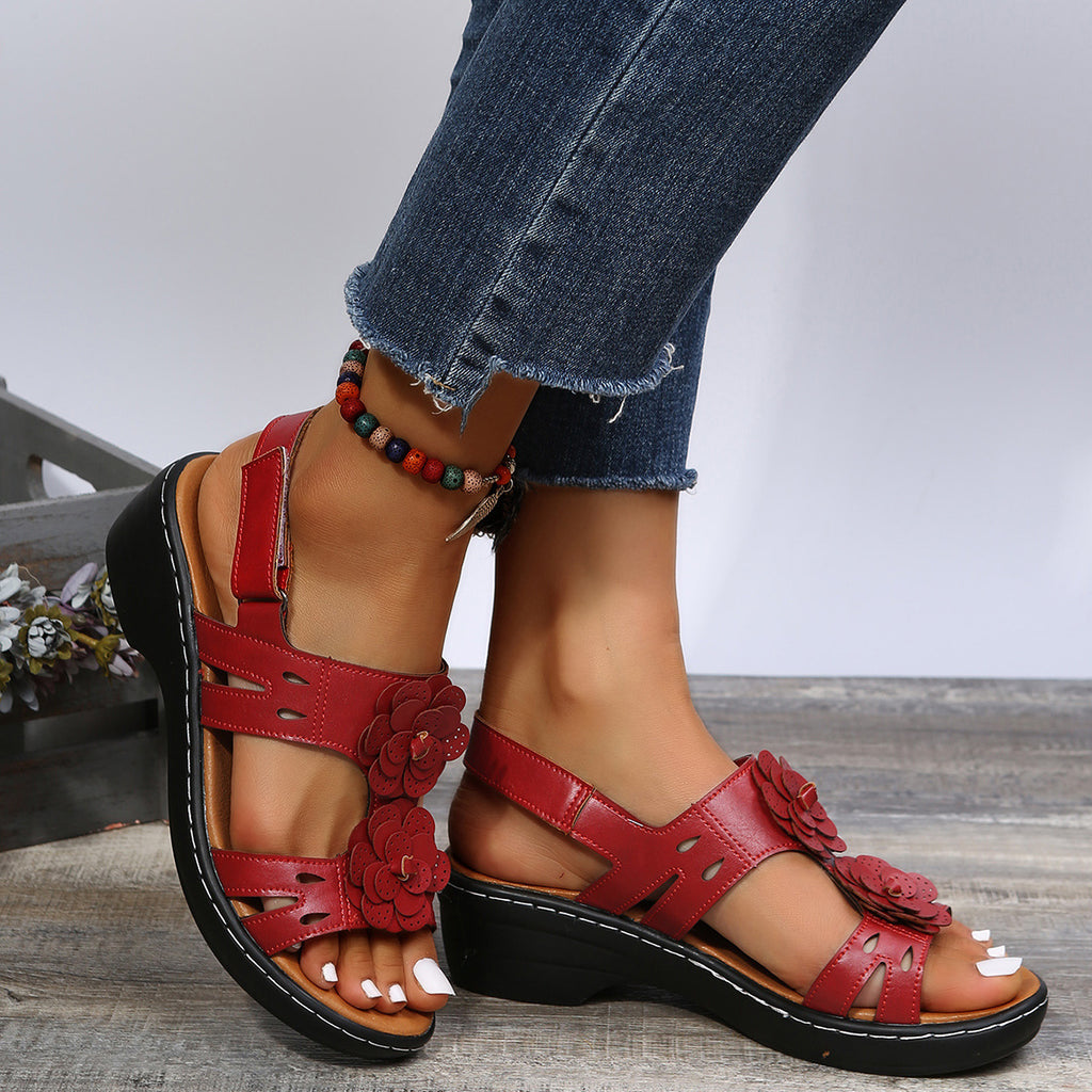 🔥 Sandalias ortopédicas de verano para mujer - Soporte para el arco, tacón plano - Ideales para quienes sufren de fascitis plantar - Caminar con facilidad, comodidad y sin dolor en cada paso ✅