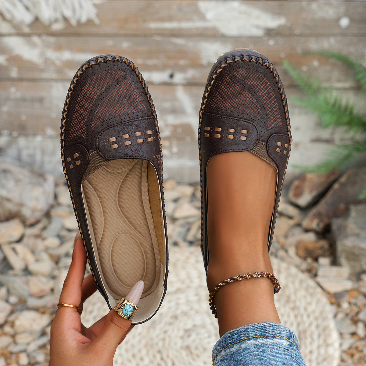 ⏰ ¡Último día – 50% de descuento! ¡No te lo pierdas! Zapatos ortopédicos con diseño ergonómico y función de amortiguación de impactos ✅ Zapatos ortopédicos saludables diseñados especialmente para mujeres europeas