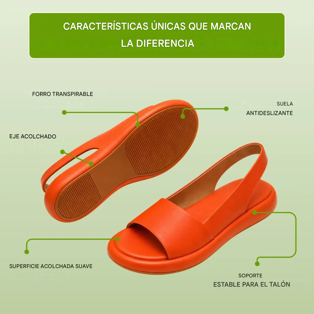 Sandalias ortopédicas – Sandalias cómodas para mujer | Soporte ergonómico
