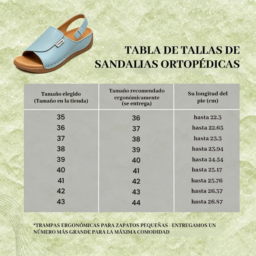Sandalias ortopédicas – Sandalias cómodas para mujer | Soporte ergonómico
