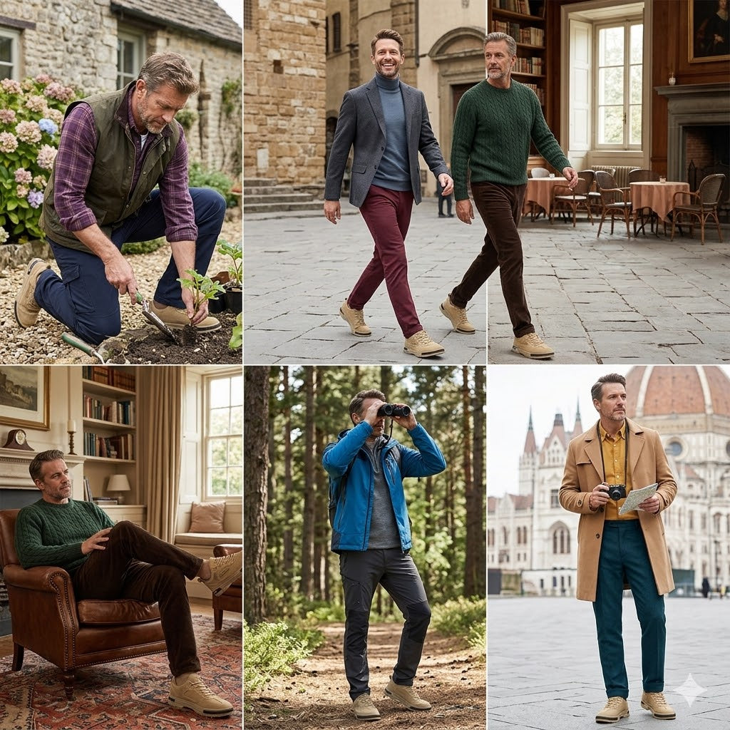 【⏰¡60% de descuento hoy! ¡No te lo pierdas!】Zapatillas ortopédicas ergonómicas con amortiguación para caminar✅️Zapatillas ortopédicas saludables diseñadas específicamente para hombres europeos.