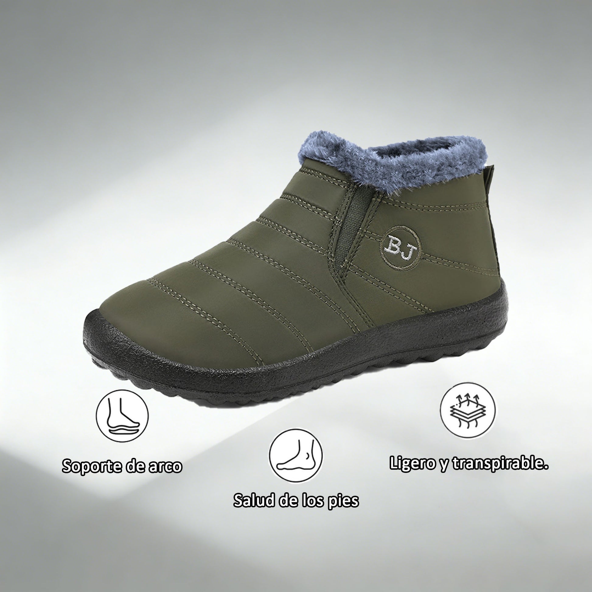 Coesses® | Botas ortopédicas de gamuza italiana de lujo: antideslizantes y cálidas: imprescindibles para condiciones de nieve 👍 Dígale adiós al dolor de pies.